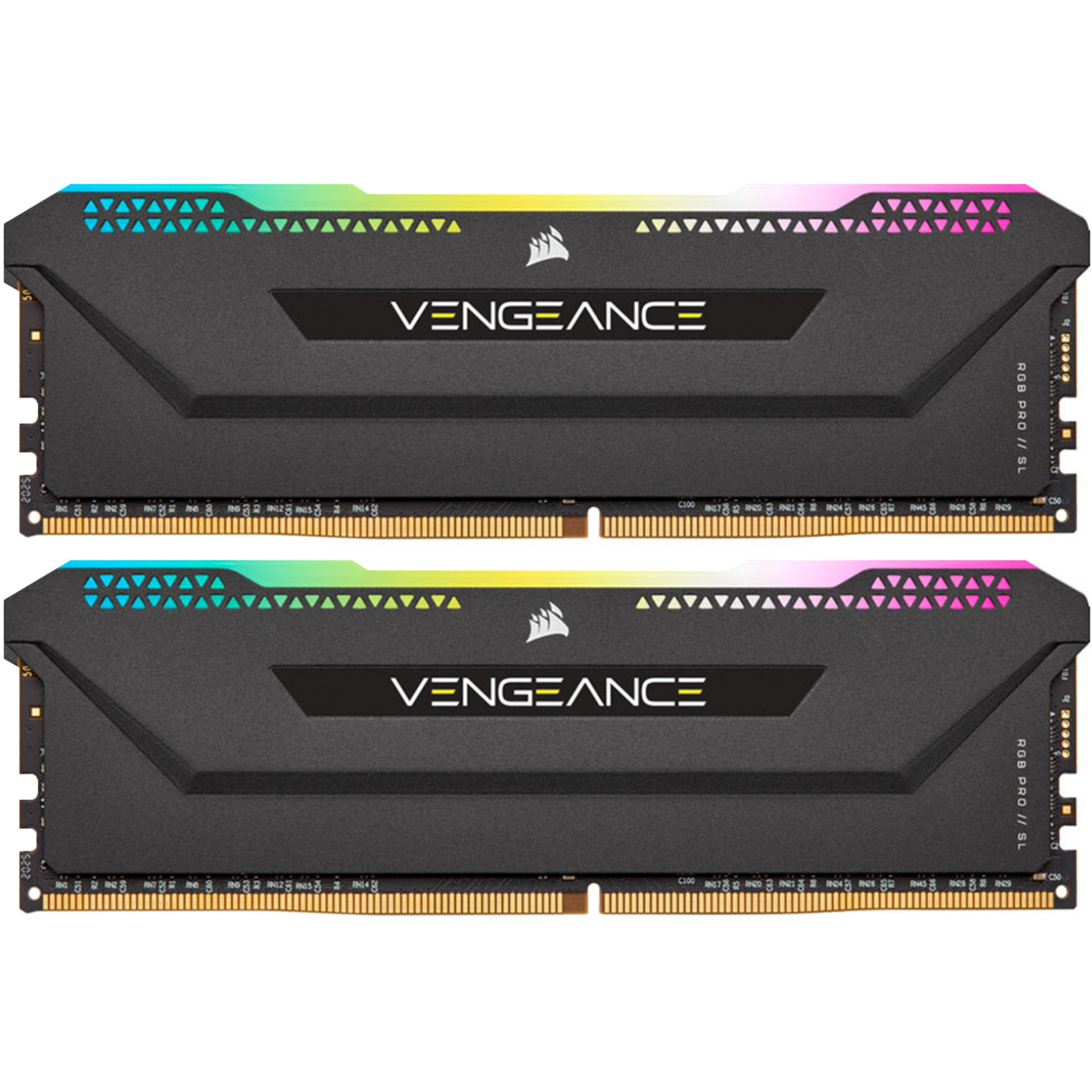 (LS) Corsair Vengeance RGB PRO SL 16GB (2x8GB) DDR4 3200Mhz C16 Black Heatspreader Desktop Gaming Memory