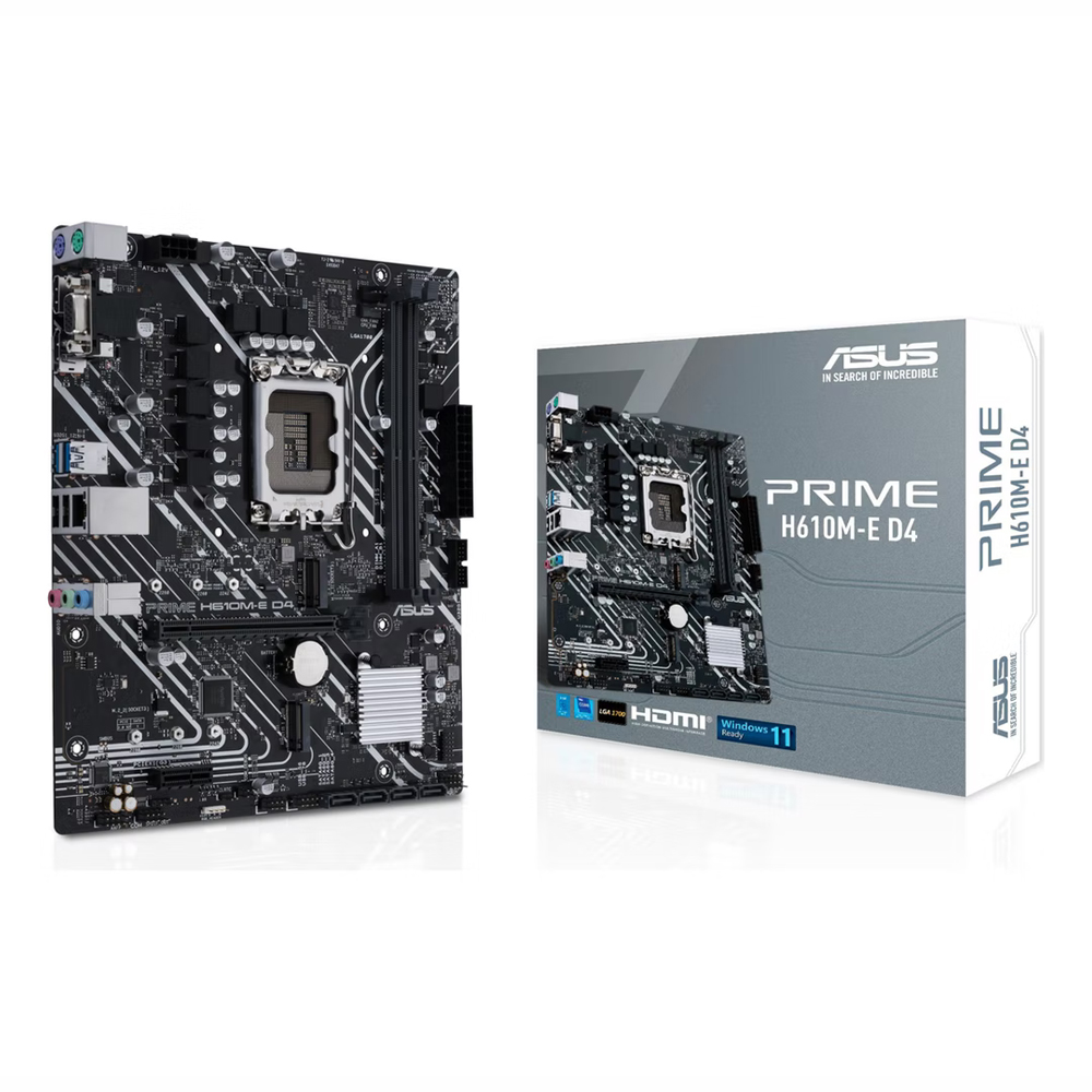 Asus PRIME H610M-E D4 12th Gen mATX motherboard