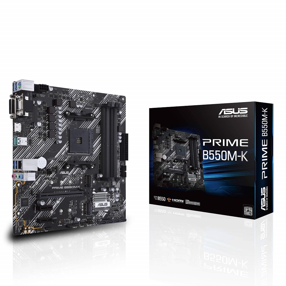Asus PRIME B550M-K 4x DDR4 AM4 mATX motherboard