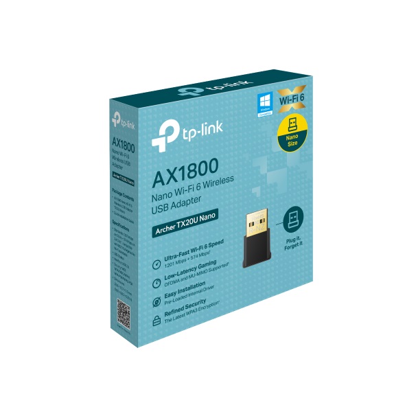 TP-Link ARCHER-TX20U NANO WiFi 6 AX1800 Nano USB adapter
