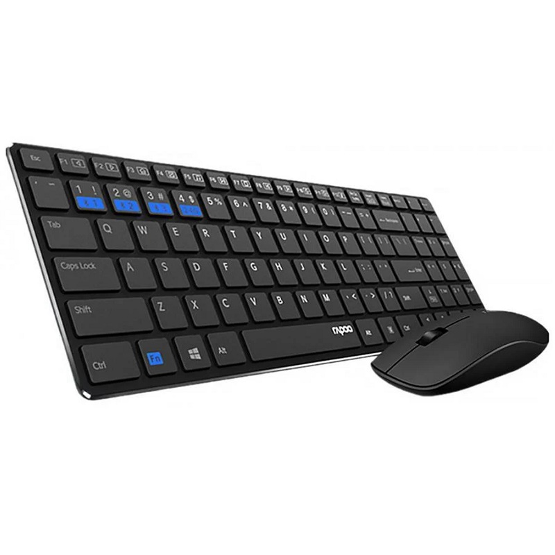 Rapoo 9300M Ultra slim Wireless Keyboard & mouse Bluetooth