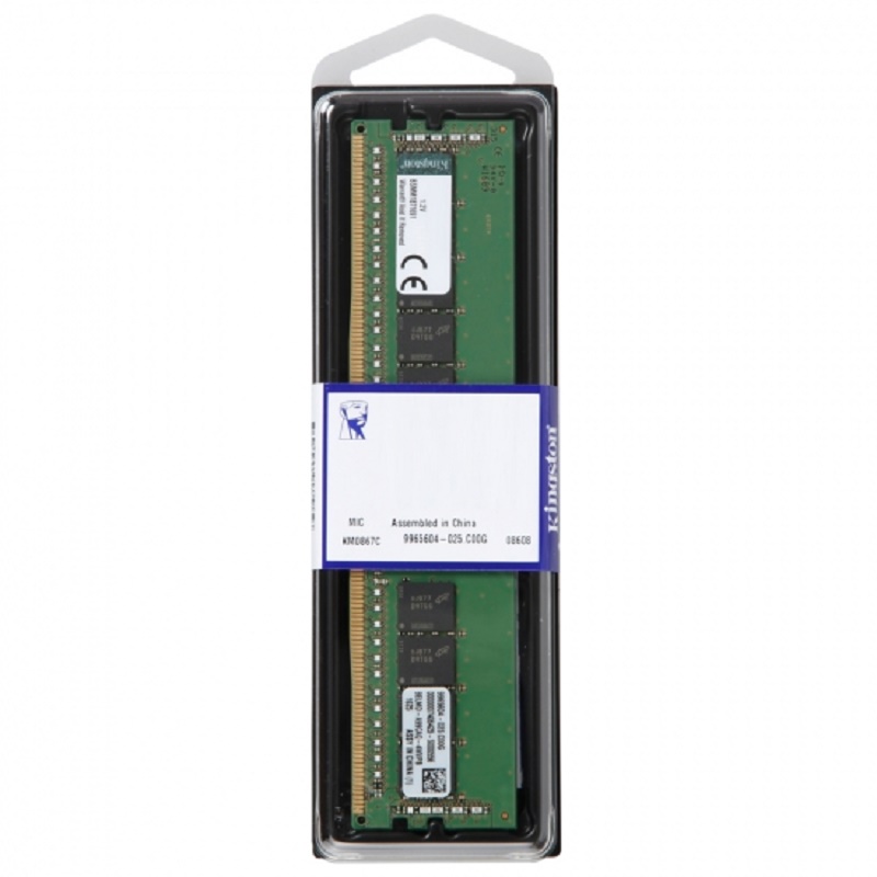 (LS) Kingston 4GB (1x4GB) DDR4 UDIMM 2400MHz CL17 1.2V Unbuffered ValueRAM Single Stick Desktop Memory