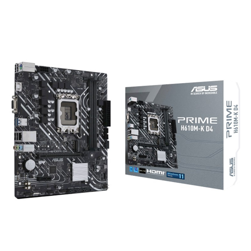 Asus PRIME H610M-K D4 12th Gen mATX motherboard