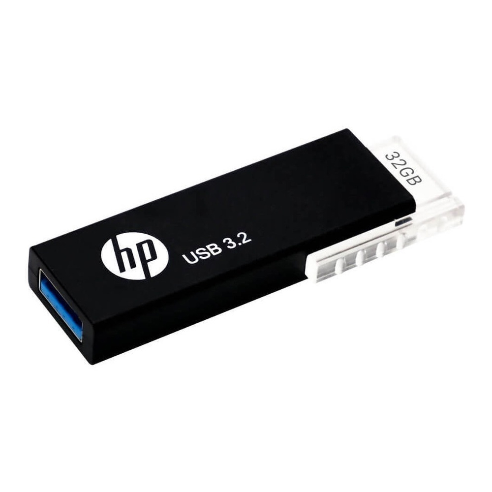 HP 718W 32GB USB 3.2 Flash Drive Memory Stick Slide