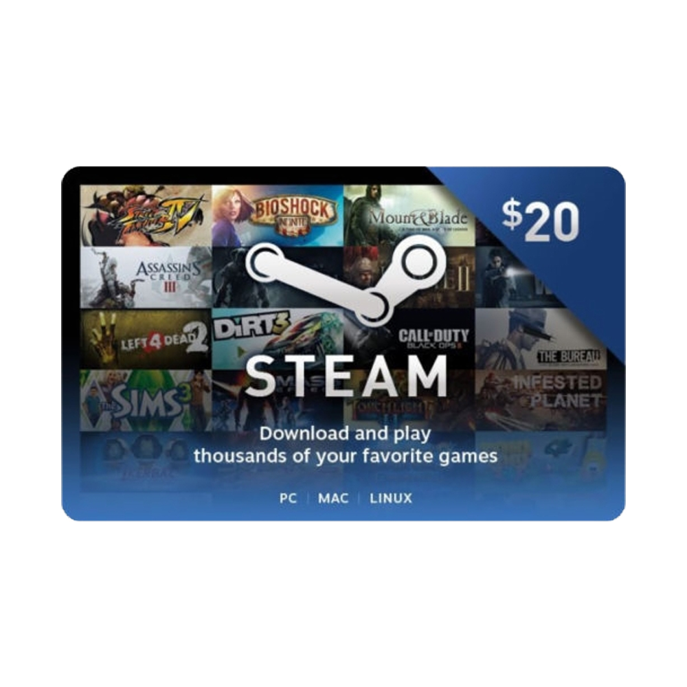 $20 Steam Code *Only with qualifying item purchase *