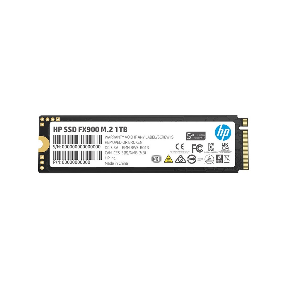 HP FX900 1TB PCIe Gen 4 NVME M.2 SSD 5000/4800mbs